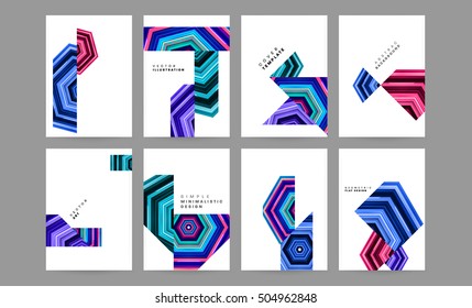 Geometric background Template for covers, flyers, banners, posters and placards, may be used for presentations and book covers, EPS10 vector illustration