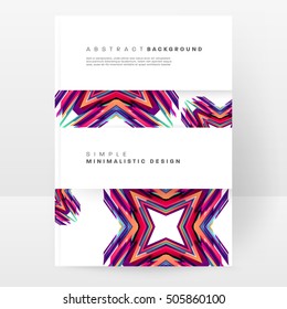 Modelo geométrico para capas, folhetos, banners, cartazes e cartazes, pode ser usado para apresentações e capas de livros, ilustração vetorial EPS10