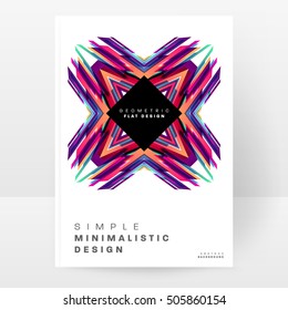 Plantilla de fondo geométrico para cubiertas, volantes, pancartas, carteles y carteles, puede utilizarse para presentaciones y portadas de libros, ilustración vectorial EPS10