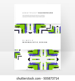 Geometric background Template for covers, flyers, banners, posters and placards, may be used for presentations and book covers, EPS10 vector illustration