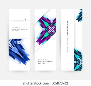 Geometric background Template for covers, flyers, banners, posters and placards, may be used for presentations and book covers, EPS10 vector illustration