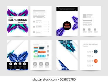 Geometric background Template for covers, flyers, banners, posters and placards, may be used for presentations and book covers, EPS10 vector illustration