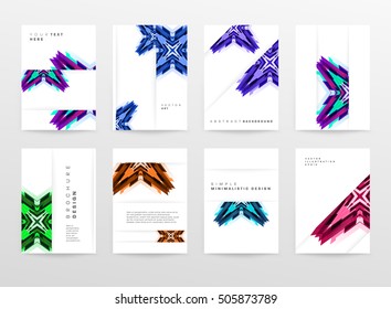 Geometric background Template for covers, flyers, banners, posters and placards, may be used for presentations and book covers, EPS10 vector illustration