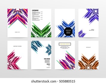 Geometric background Template for covers, flyers, banners, posters and placards, may be used for presentations and book covers, EPS10 vector illustration