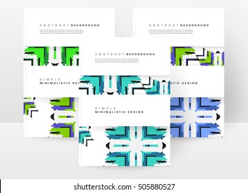 Geometric background Template for covers, flyers, banners, posters and placards, may be used for presentations and book covers, EPS10 vector illustration