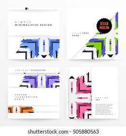 Geometric background Template for covers, flyers, banners, posters and placards, may be used for presentations and book covers, EPS10 vector illustration