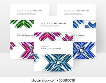 Geometric background Template for covers, flyers, banners, posters and placards, may be used for presentations and book covers, EPS10 vector illustration