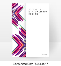 Geometric background Template for covers, flyers, banners, posters and placards, may be used for presentations and book covers, EPS10 vector illustration