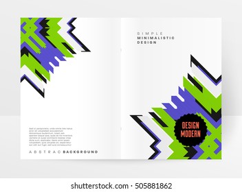 Geometric background Template for covers, flyers, banners, posters and placards, may be used for presentations and book covers, EPS10 vector illustration