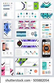 Geometric background Template for covers, flyers, banners, posters and placards, may be used for presentations and book covers, EPS10 vector illustration
