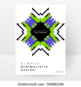 Plantilla de fondo geométrico para cubiertas, volantes, pancartas, carteles y carteles, puede utilizarse para presentaciones y portadas de libros, ilustración vectorial EPS10