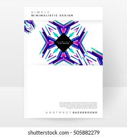 Geometric background Template for covers, flyers, banners, posters and placards, may be used for presentations and book covers, EPS10 vector illustration
