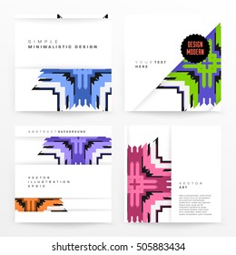 Geometric background Template for covers, flyers, banners, posters and placards, may be used for presentations and book covers, EPS10 vector illustration