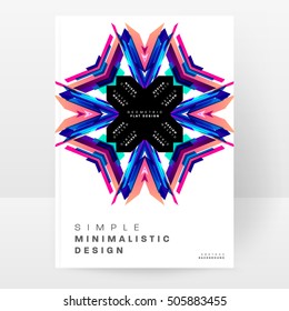 Plantilla de fondo geométrico para cubiertas, volantes, pancartas, carteles y carteles, puede utilizarse para presentaciones y portadas de libros, ilustración vectorial EPS10