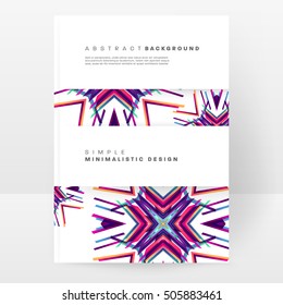 Plantilla de fondo geométrico para cubiertas, volantes, pancartas, carteles y carteles, puede utilizarse para presentaciones y portadas de libros, ilustración vectorial EPS10