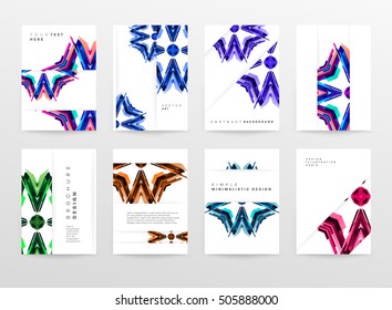 Geometric background Template for covers, flyers, banners, posters and placards, may be used for presentations and book covers, EPS10 vector illustration