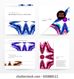 Geometric background Template for covers, flyers, banners, posters and placards, may be used for presentations and book covers, EPS10 vector illustration