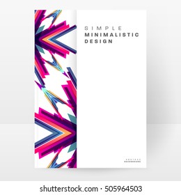 Geometric background Template for covers, flyers, banners, posters and placards, may be used for presentations and book covers, EPS10 vector illustration