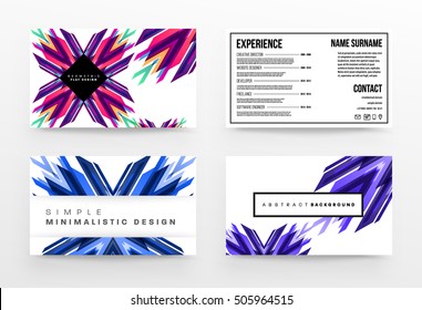 Geometric background Template for covers, flyers, banners, posters and placards, may be used for presentations and book covers, EPS10 vector illustration