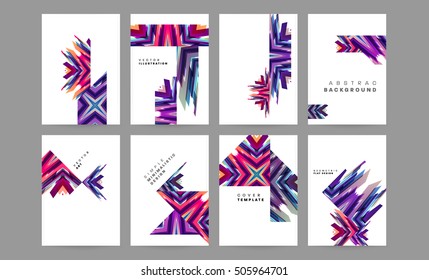 Geometric background Template for covers, flyers, banners, posters and placards, may be used for presentations and book covers, EPS10 vector illustration