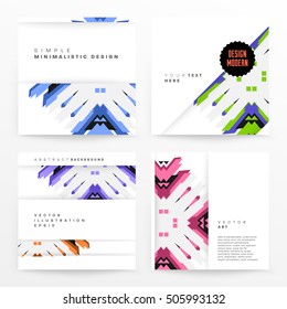 Geometric background Template for covers, flyers, banners, posters and placards, may be used for presentations and book covers, EPS10 vector illustration