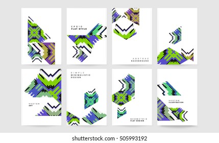 Geometric background Template for covers, flyers, banners, posters and placards, may be used for presentations and book covers, EPS10 vector illustration