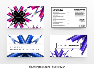 Geometric background Template for covers, flyers, banners, posters and placards, may be used for presentations and book covers, EPS10 vector illustration