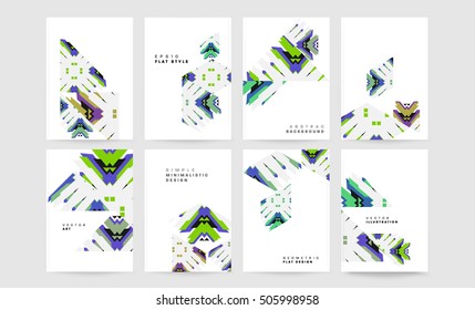 Plantilla de fondo geométrico para cubiertas, volantes, pancartas, carteles y carteles, puede utilizarse para presentaciones y portadas de libros, ilustración vectorial EPS10
