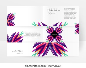 Geometric background Template for covers, flyers, banners, posters and placards, may be used for presentations and book covers, EPS10 vector illustration