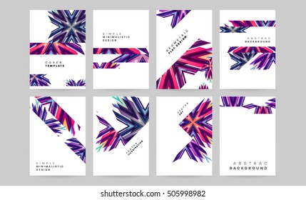 Geometrischer Hintergrund Vorlage für Cover, Flyer, Banner, Poster und Plakate, kann für Präsentationen und Buchumschläge, EPS10 Vektorgrafik, verwendet werden