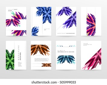 Geometric background Template for covers, flyers, banners, posters and placards, may be used for presentations and book covers, EPS10 vector illustration