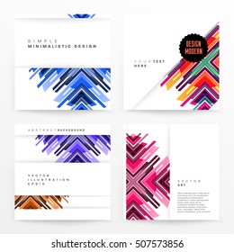 Geometric background Template for covers, flyers, banners, posters and placards, may be used for presentations and book covers, EPS10 vector illustration