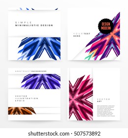 Geometric background Template for covers, flyers, banners, posters and placards, may be used for presentations and book covers, EPS10 vector illustration