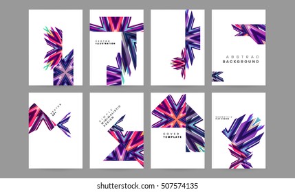 Geometric background Template for covers, flyers, banners, posters and placards, may be used for presentations and book covers, EPS10 vector illustration