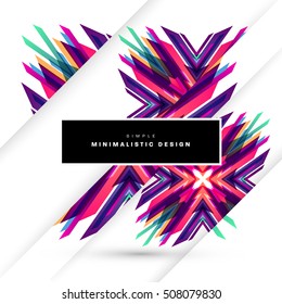 Geometric background Template for covers, flyers, banners, posters and placards, may be used for presentations and book covers, EPS10 vector illustration