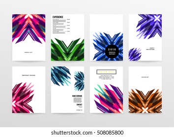 Geometric background Template for covers, flyers, banners, posters and placards, may be used for presentations and book covers, EPS10 vector illustration