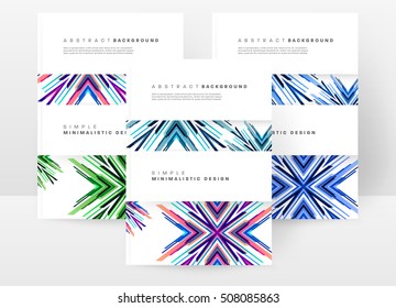 Geometric background Template for covers, flyers, banners, posters and placards, may be used for presentations and book covers, EPS10 vector illustration