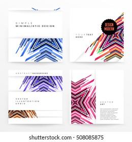 Geometric background Template for covers, flyers, banners, posters and placards, may be used for presentations and book covers, EPS10 vector illustration