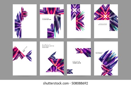 Geometric background Template for covers, flyers, banners, posters and placards, may be used for presentations and book covers, EPS10 vector illustration
