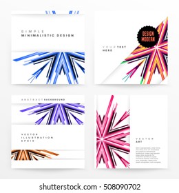 Geometric background Template for covers, flyers, banners, posters and placards, may be used for presentations and book covers, EPS10 vector illustration