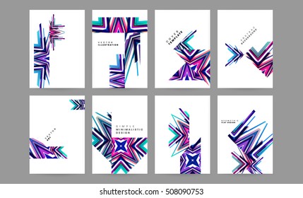 Geometric background Template for covers, flyers, banners, posters and placards, may be used for presentations and book covers, EPS10 vector illustration