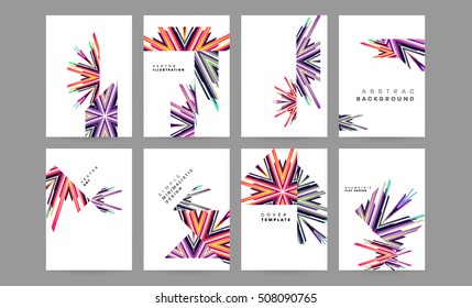 Plantilla de fondo geométrico para cubiertas, volantes, pancartas, carteles y carteles, puede utilizarse para presentaciones y portadas de libros, ilustración vectorial EPS10