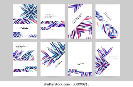 Geometric background Template for covers, flyers, banners, posters and placards, may be used for presentations and book covers, EPS10 vector illustration