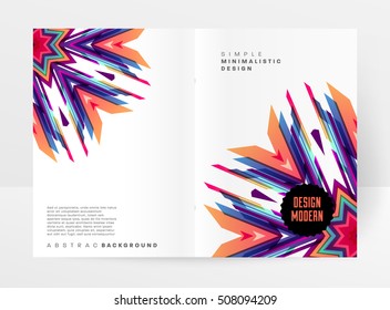 Geometric background Template for covers, flyers, banners, posters and placards, may be used for presentations and book covers, EPS10 vector illustration