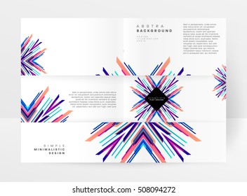 Geometric background Template for covers, flyers, banners, posters and placards, may be used for presentations and book covers, EPS10 vector illustration