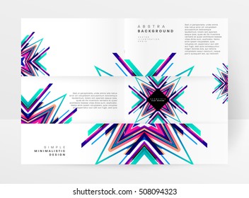 Geometric background Template for covers, flyers, banners, posters and placards, may be used for presentations and book covers, EPS10 vector illustration