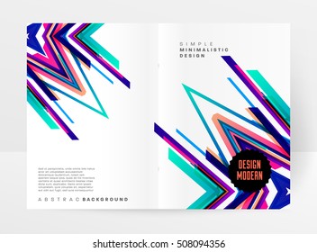 Geometric background Template for covers, flyers, banners, posters and placards, may be used for presentations and book covers, EPS10 vector illustration