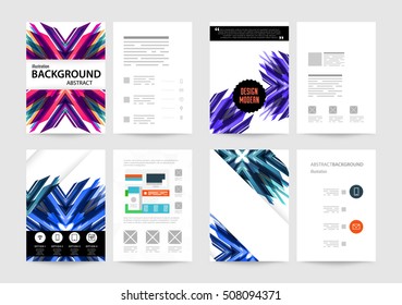 Geometric background Template for covers, flyers, banners, posters and placards, may be used for presentations and book covers, EPS10 vector illustration