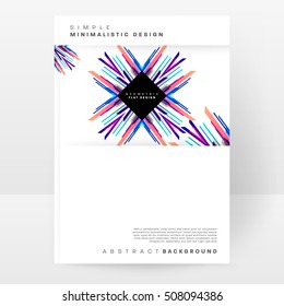 Geometric background Template for covers, flyers, banners, posters and placards, may be used for presentations and book covers, EPS10 vector illustration