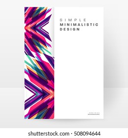 Geometric background Template for covers, flyers, banners, posters and placards, may be used for presentations and book covers, EPS10 vector illustration